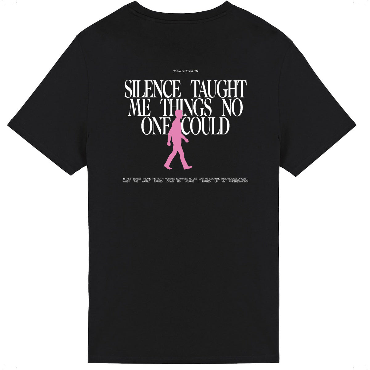 Lightweight unisex black T-shirt - Heard The Truth