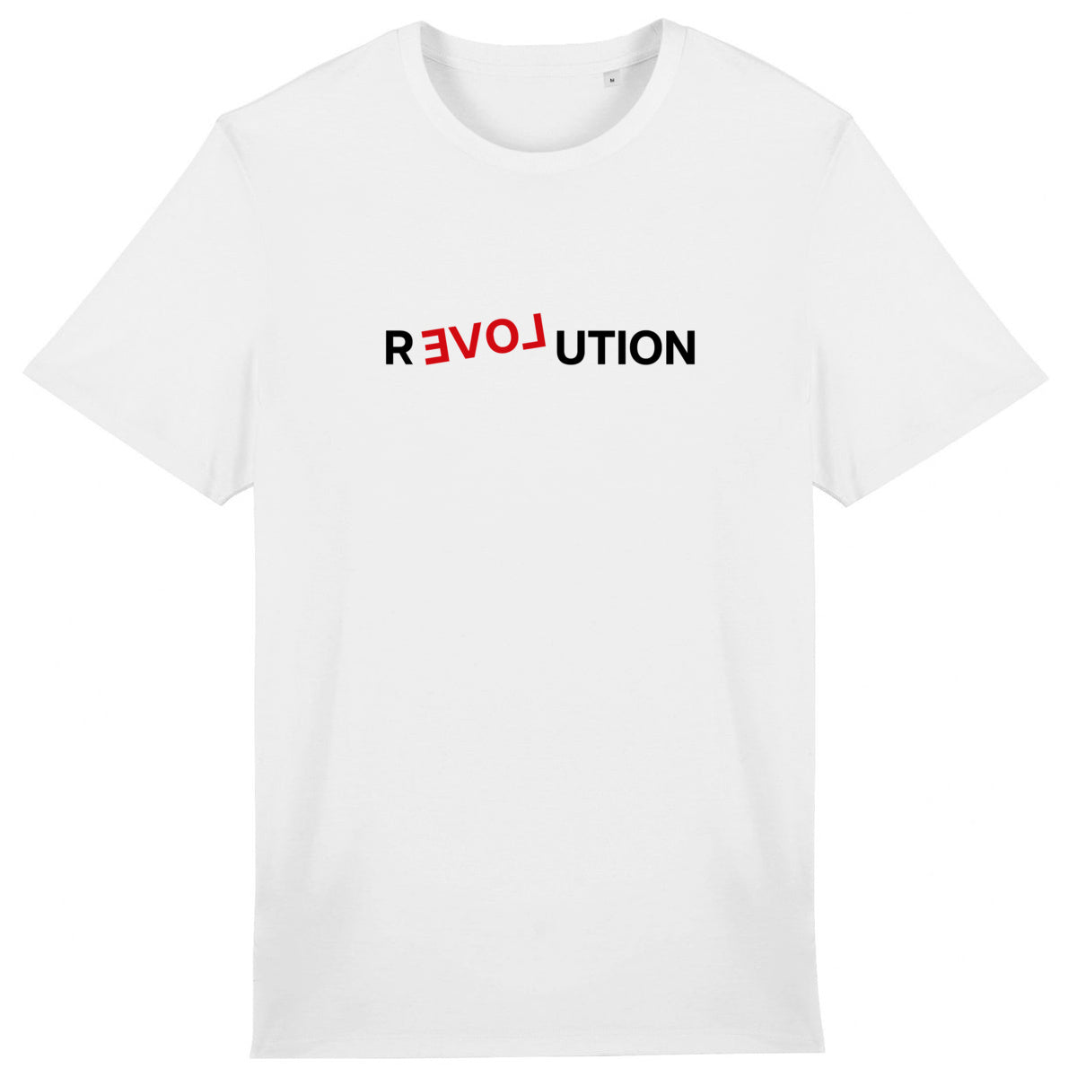 Lightweight unisex white T-shirt - Revolution Love