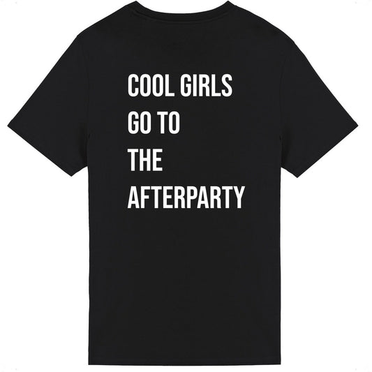 Lightweight unisex black T-shirt - Cool Girls Go To The Afterparty