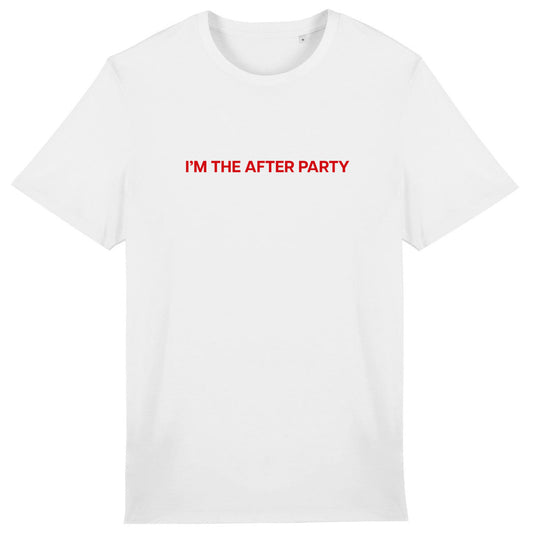 Lightweight unisex white T-shirt - I'M THE AFTER PARTY